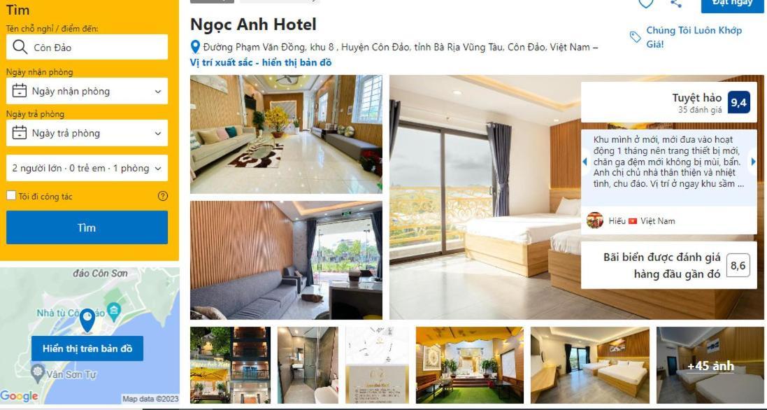 Ngoc Anh Hotel Chi Khu Co Ong Kültér fotó